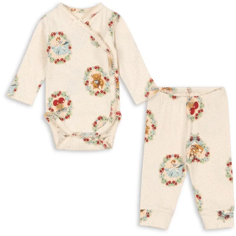 Konges Sløjd Deer Diary Basic Newborn Set Gots 1
