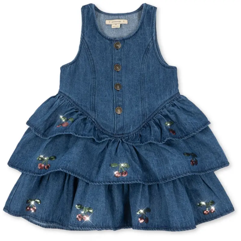 Konges Sløjd Denim Blue Elba Dress Gots 1
