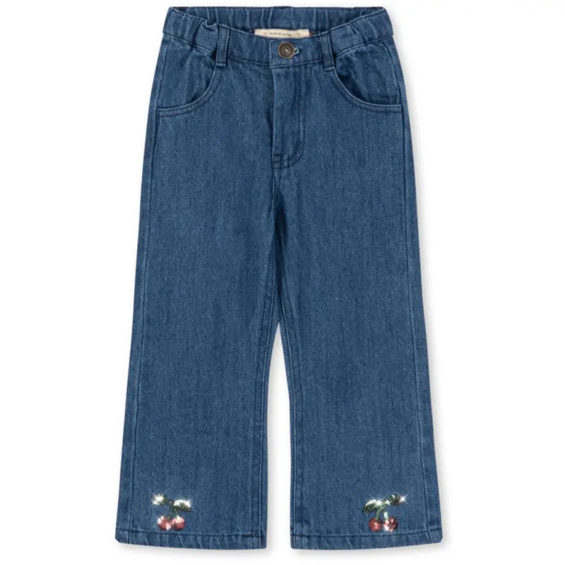 Konges Sløjd Denim Blue Elba Flare Jeans Gots 1