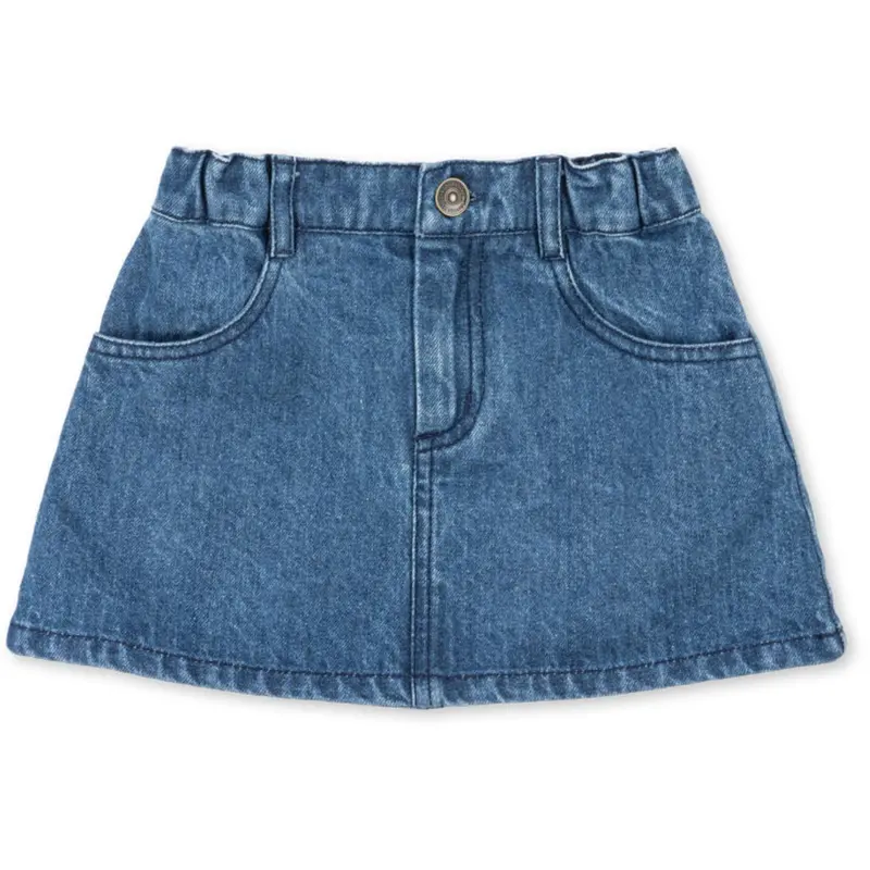 Konges Sløjd Denim Blue Magot Skirt Gots 1