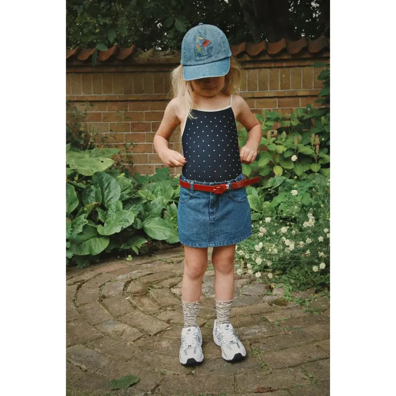 Konges Sløjd Denim Blue Magot Skirt Gots 3