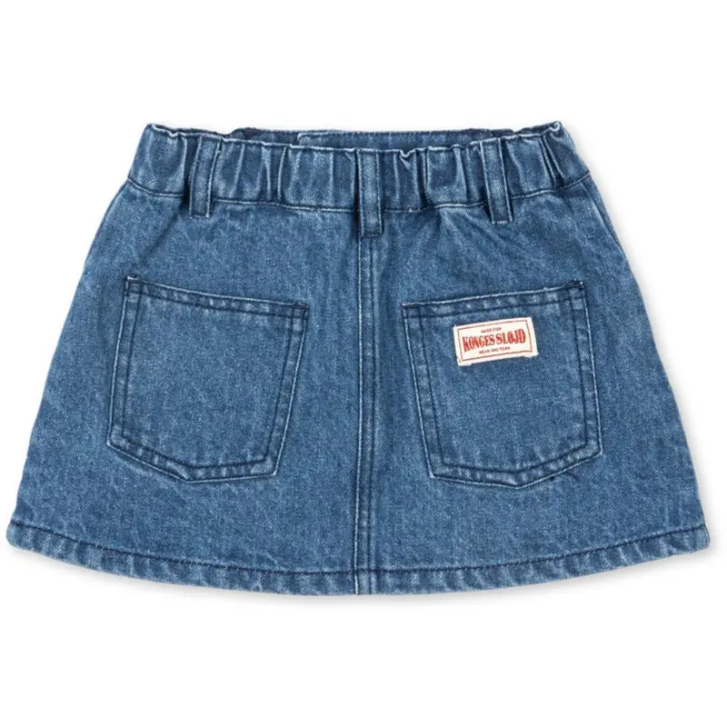 Konges Sløjd Denim Blue Magot Skirt Gots 7