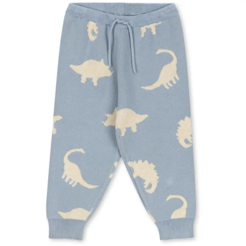 Konges Sløjd Dino Mist Lapis Knit Pants Gots 1