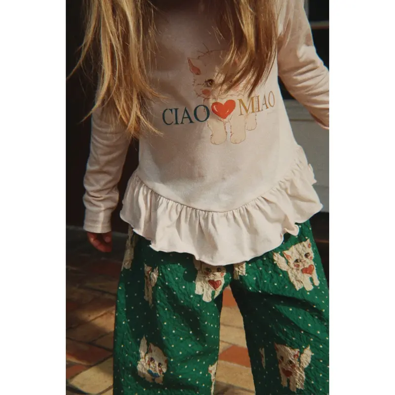 Konges Sløjd Dot Miao Verde Elin Pants Gots 3
