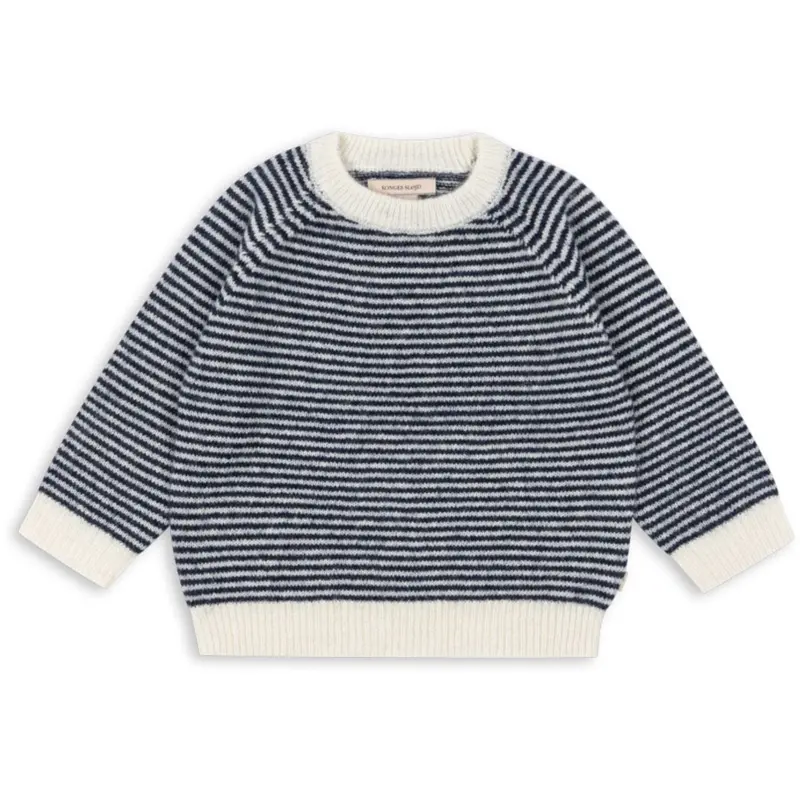 Konges Sløjd Ensign Blue/Buttercream Berle Knit Sweater 1