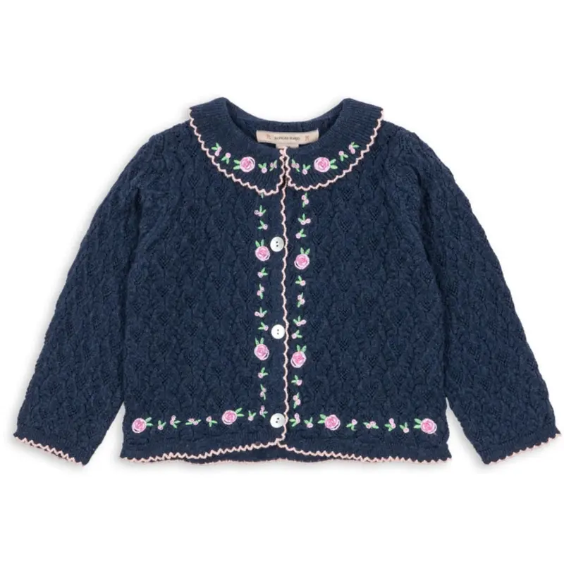 Konges Sløjd Ensign Blue Rosier Cardigan 1