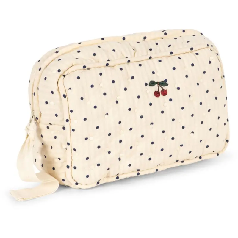 Konges Sløjd Estate Dot Seersucker Small Toiletry Bag 1