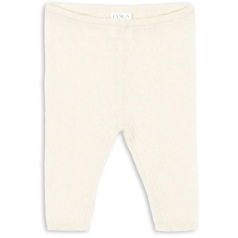 Konges Sløjd Fanga Antique White Venti Pointelle Pants Gots 1