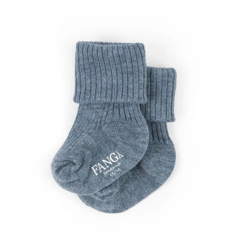 Konges Sløjd Fanga Ashley Blue Lana Light Knitted Socks 1