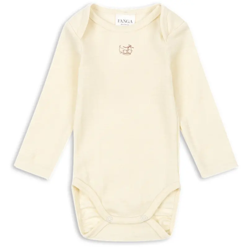 Konges Sløjd Fanga Beige Melange Erba Wool Ls Body 1