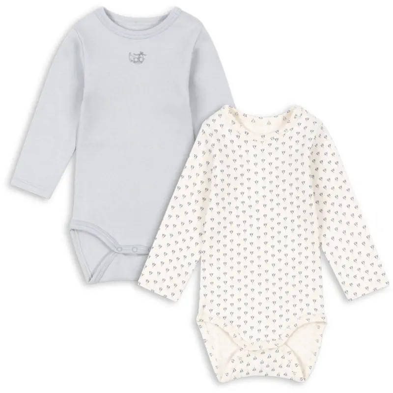 Konges Sløjd Fanga Blue Mix Bello 2 Pack Ls Body Ocs 1