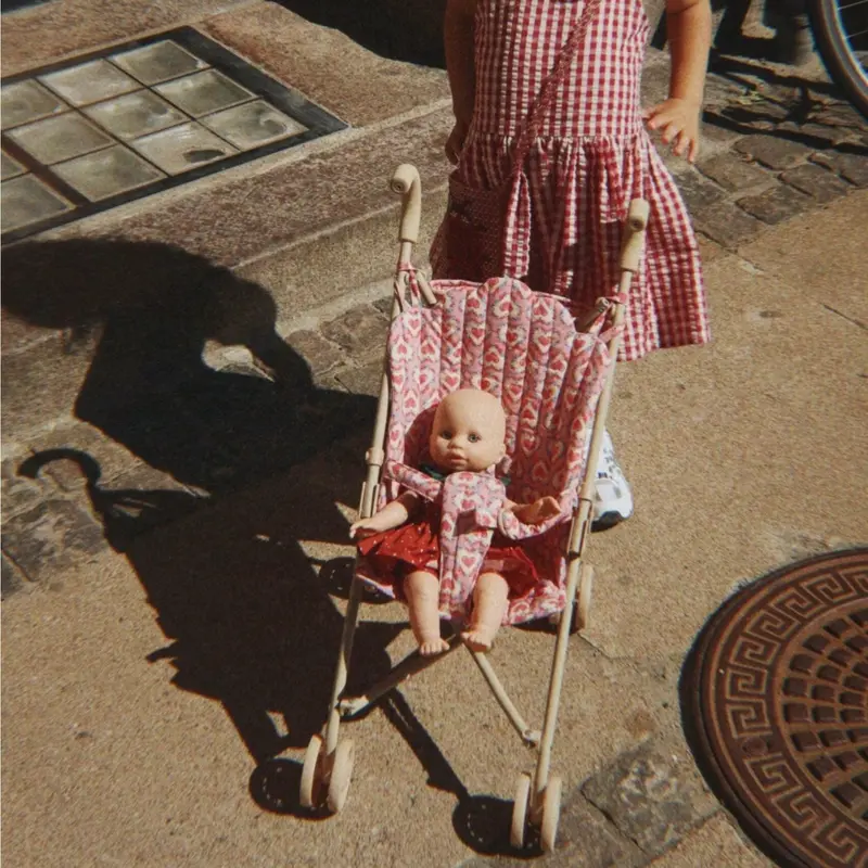 Konges Sløjd Felice Rose Doll Stroller 2