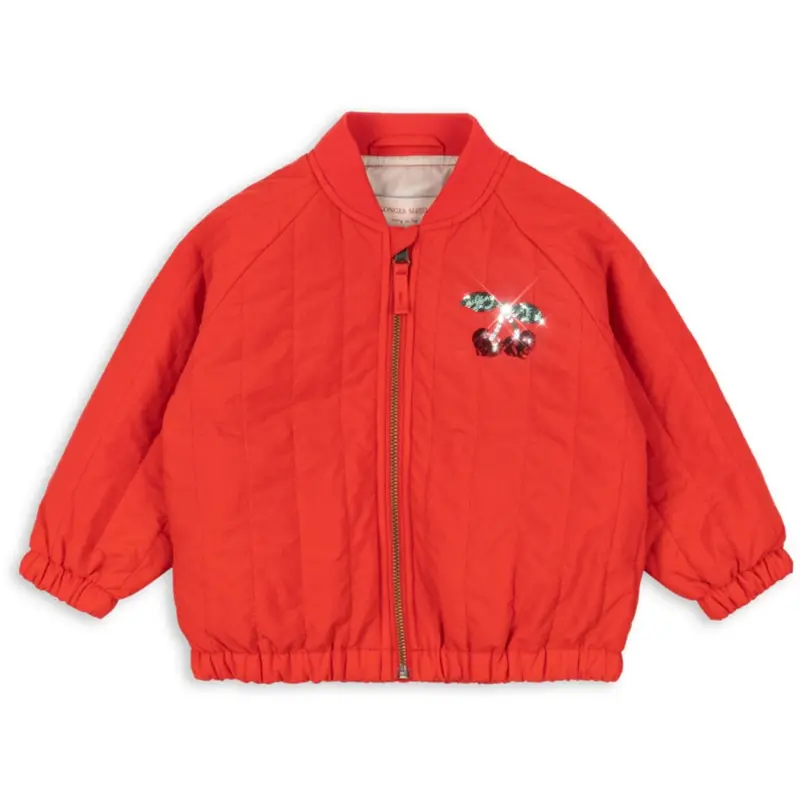 Konges Sløjd Fiery Red Juno Sequin Bomber Jacket 1