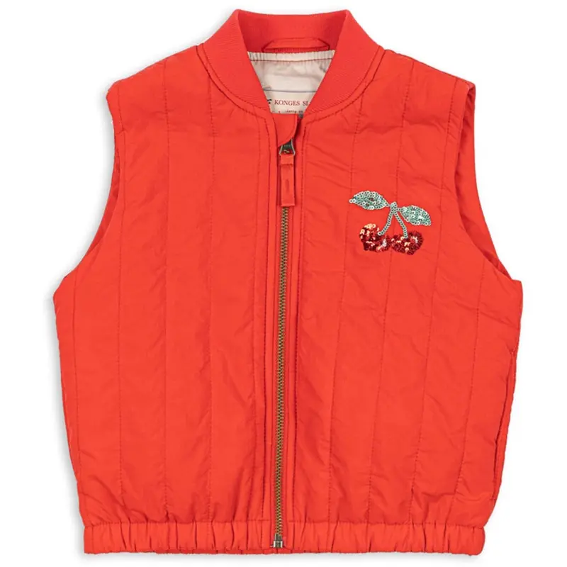 Konges Sløjd Fiery Red Juno Sequin Vest 1