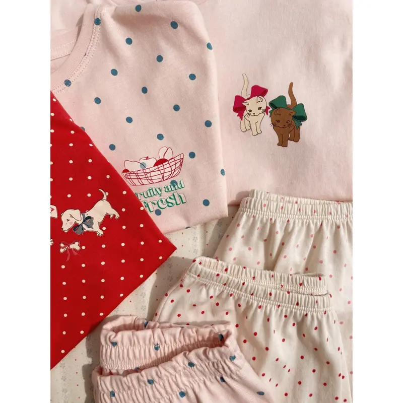 Konges Sløjd Fraise Dot Famo Box Fit Set Gots 5