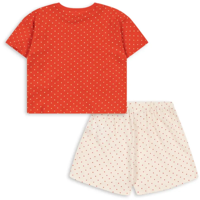 Konges Sløjd Fraise Dot Famo Box Fit Set Gots 7