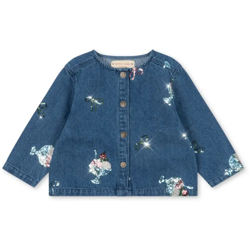 Konges Sløjd Gelato Magot Sequin Denim Jacket Gots 1