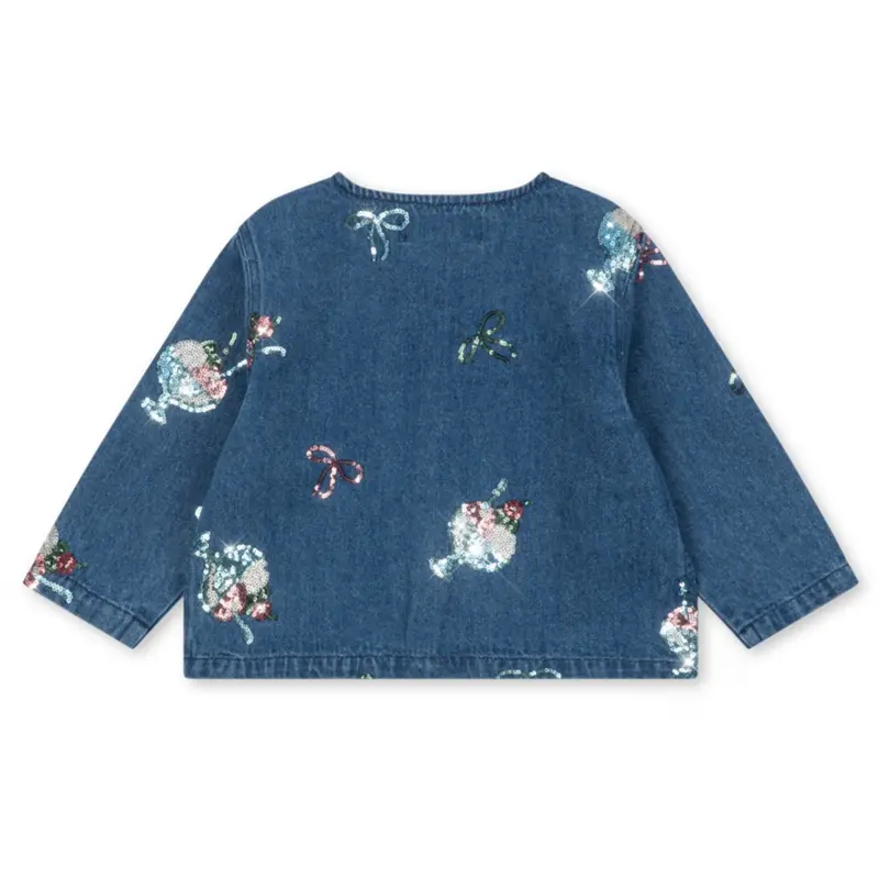 Konges Sløjd Gelato Magot Sequin Denim Jacket Gots 7