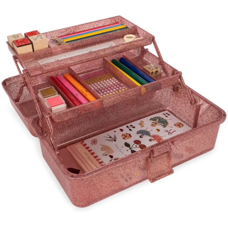 Konges Sløjd Glitter Rose Creative Art Caddy 1