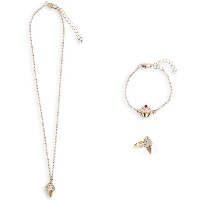 Konges Sløjd Gold Sweet Jewelry Set 1