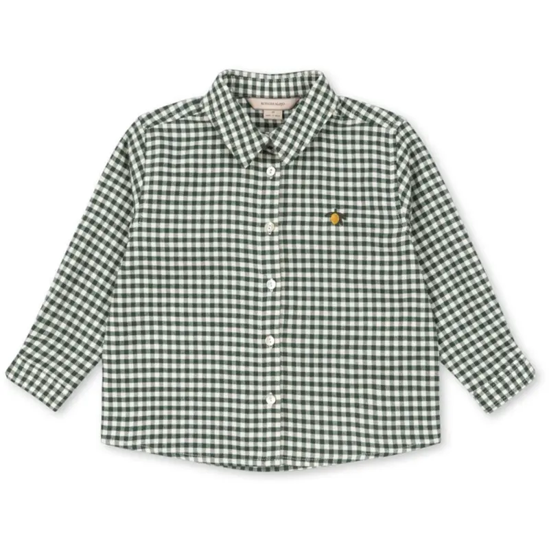 Konges Sløjd Green Check Foret Ls Shirt Gots 1