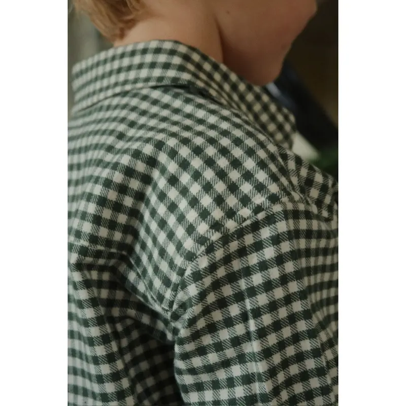 Konges Sløjd Green Check Foret Ls Shirt Gots 5