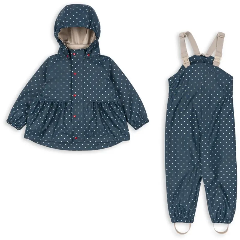 Konges Sløjd Heart Blues Rainy Palme Set Girl 1