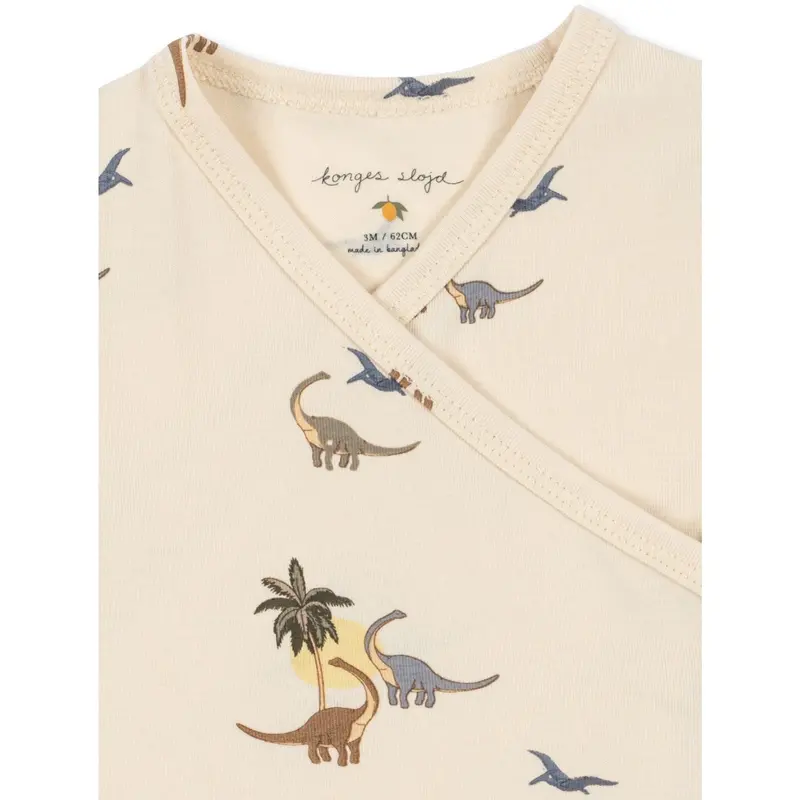 Konges Sløjd Kubi Basic Newborn Onesie Gots 3