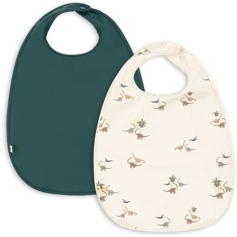 Konges Sløjd Kubi/Rain Forest 2 Pack Dinner Bib 1
