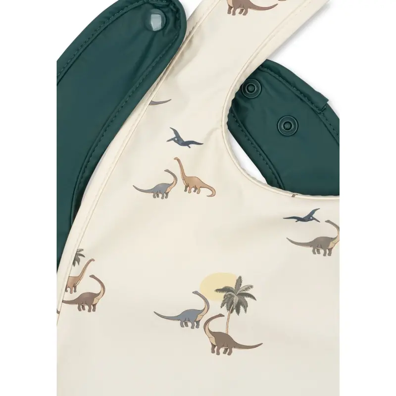 Konges Sløjd Kubi/Rain Forest 2 Pack Dinner Bib 2