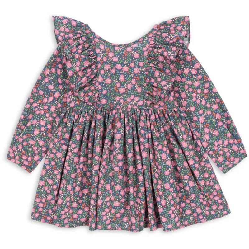 Konges Sløjd Kyoto Cianna Ls Bow Dress Gots 1