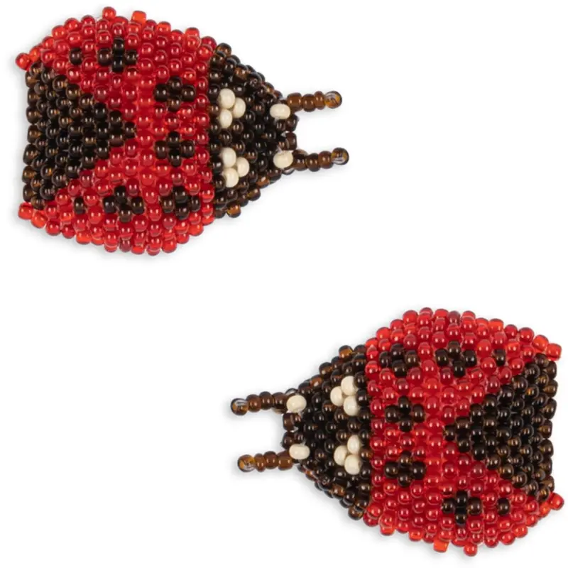 Konges Sløjd Ladybug 2 Pack Ladybug Beaded Hair Clip 1
