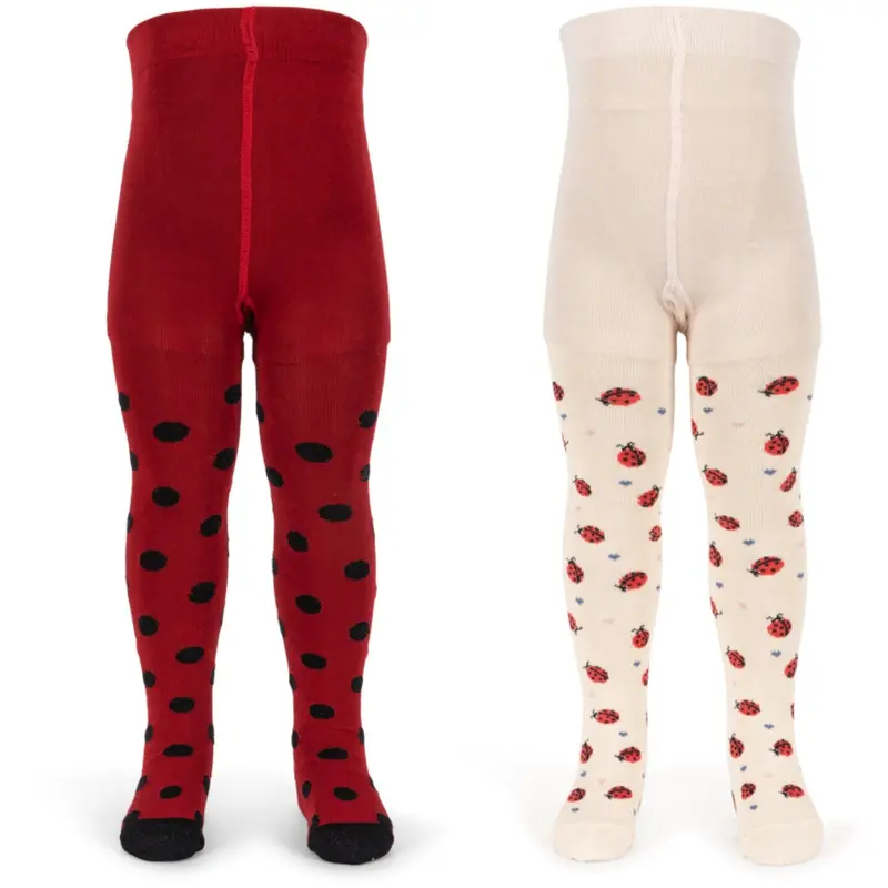 Konges Sløjd Ladybug 2 Pack Ladybug Jacquard Tights 1