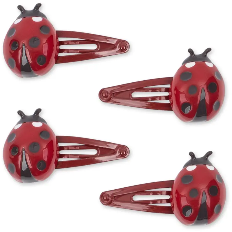 Konges Sløjd Ladybug Ladybug 4 Pack Hair Clips 1