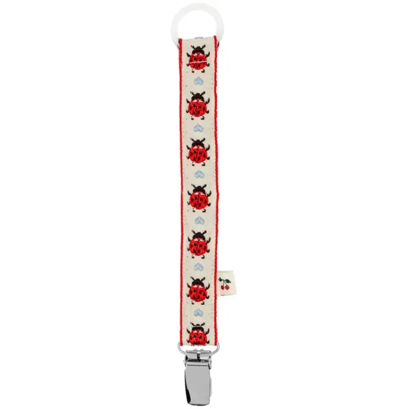 Konges Sløjd Ladybug Pacifier Strap Vintage 1