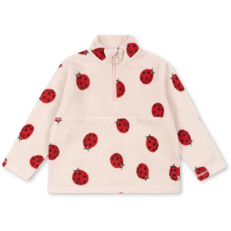 Konges Sløjd Ladybug Tavi Fleece Sweatshirt Grs 1