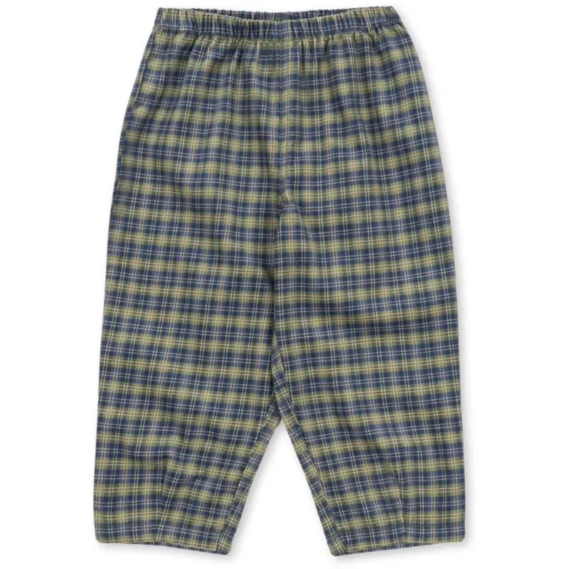 Konges Sløjd Laurel Blue Check Cara Pants Gots 1