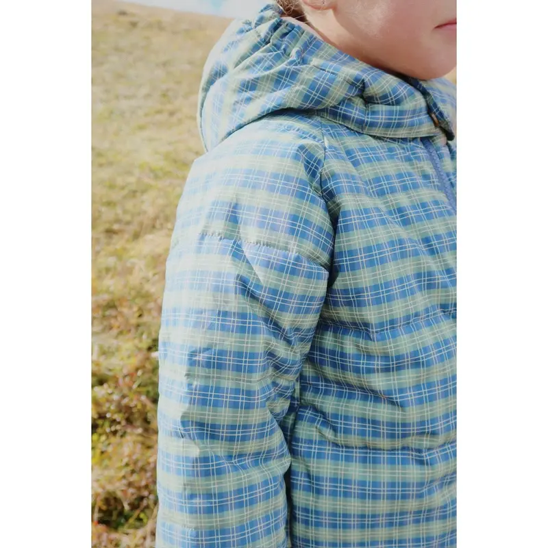 Konges Sløjd Laurel Blue Check Nuka Deux Jacket Grs 2