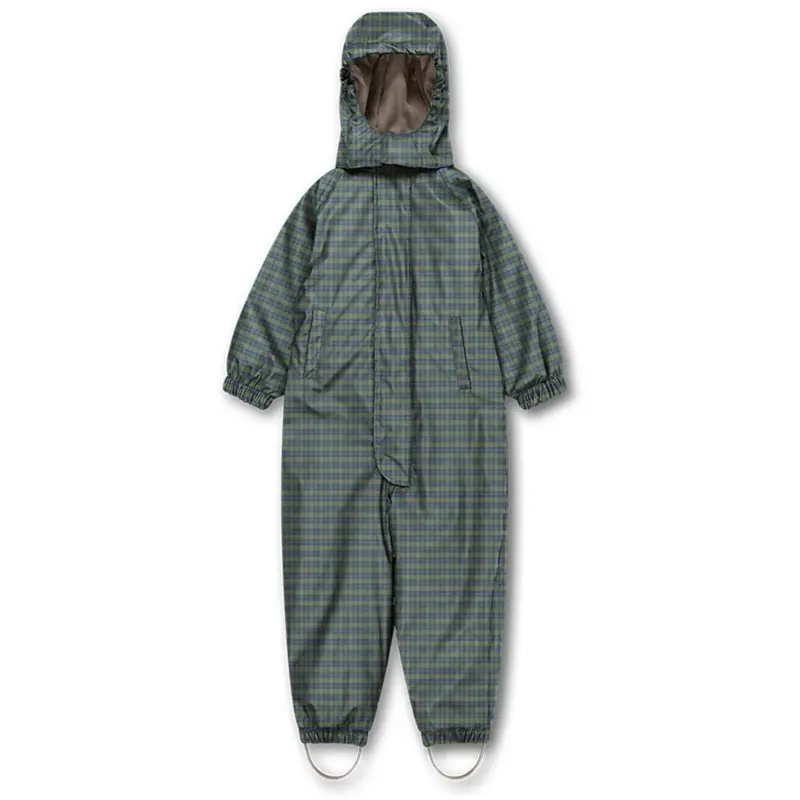 Konges Sløjd Laurel Blue Check Rain Snowsuit 1