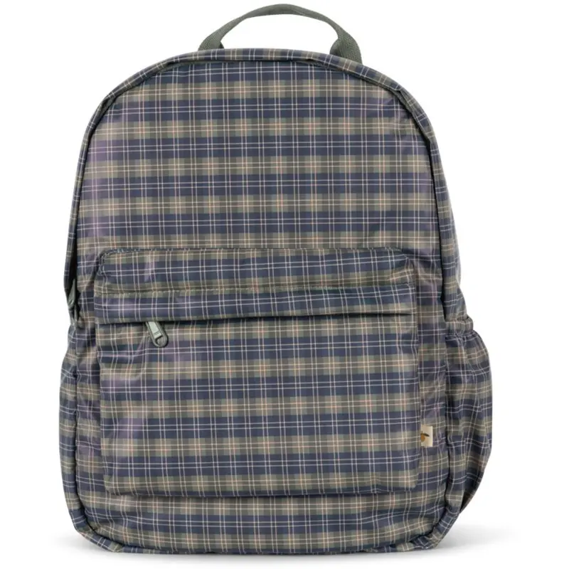 Konges Sløjd Laurel Blue Check Rainy Kids Backpack Midi 1