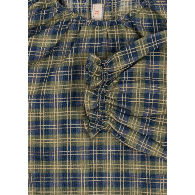 Konges Sløjd Laurel Blue Check Terre Blouse Gots 2