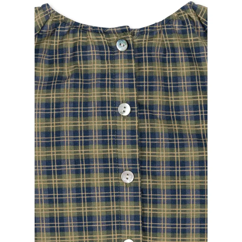 Konges Sløjd Laurel Blue Check Terre Blouse Gots 4