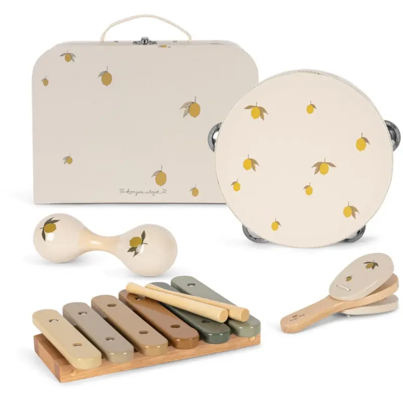 Konges Sløjd Lemon Music Set Lemon Glossy Fsc 1