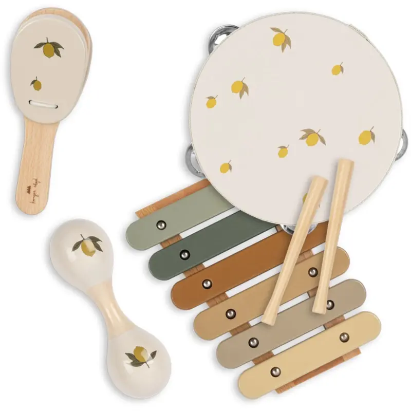 Konges Sløjd Lemon Music Set Lemon Glossy Fsc 2