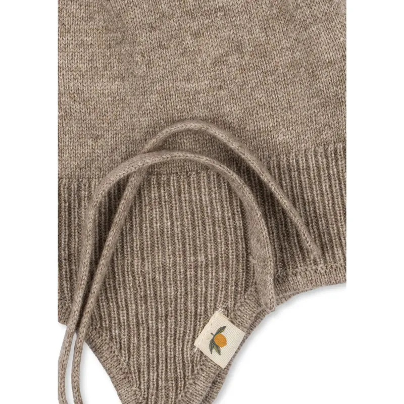 Konges Sløjd Light Brown Mattou Knit Helmet 3