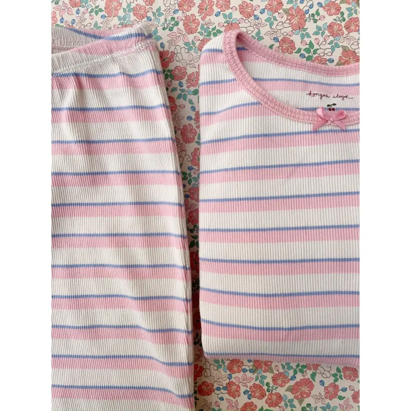 Konges Sløjd Lolly Stripe Ella Ls Tee Gots 2