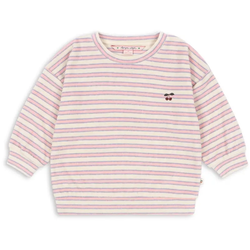 Konges Sløjd Lolly Stripe Itty Sweat Shirt Gots 1