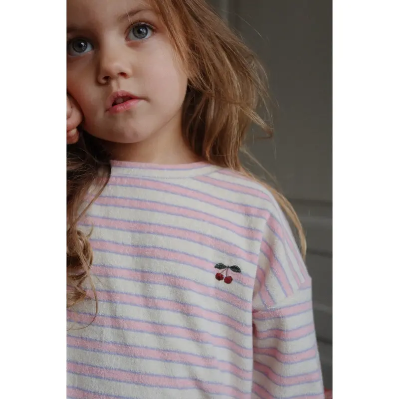 Konges Sløjd Lolly Stripe Itty Sweat Shirt Gots 3