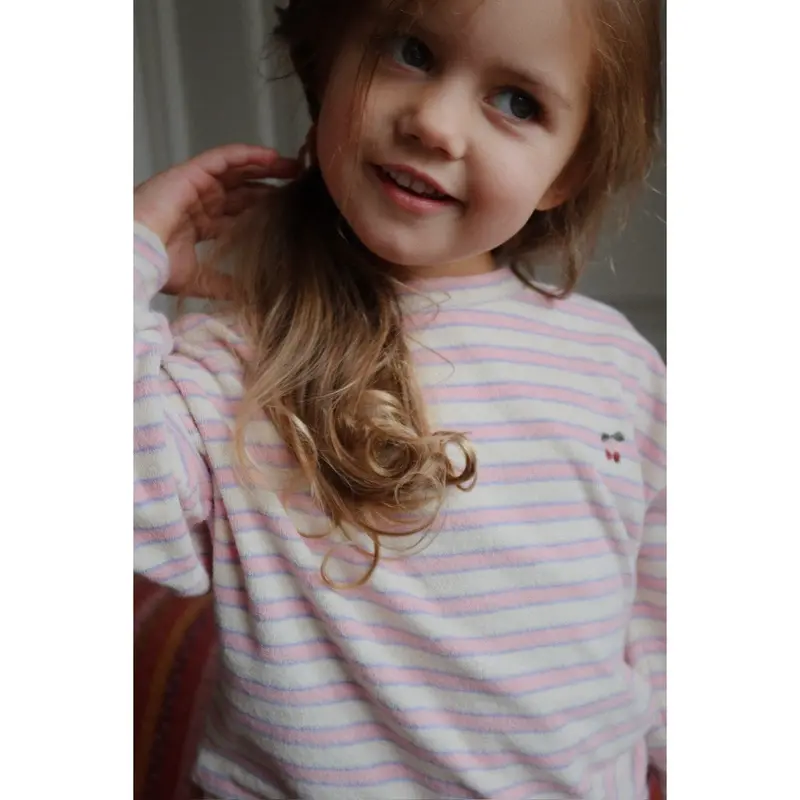 Konges Sløjd Lolly Stripe Itty Sweat Shirt Gots 5