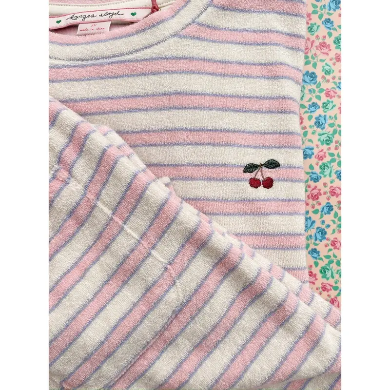 Konges Sløjd Lolly Stripe Itty Sweat Shirt Gots 7